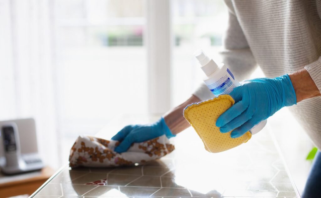 Office Cleaning And Sanitizing By Hand